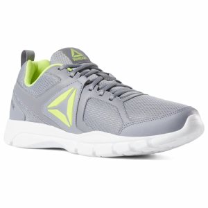 Reebok 3D FUSION TR Freizeitschuhe Herren - Grau/HellGrün/Weiß - DE 241-XUB